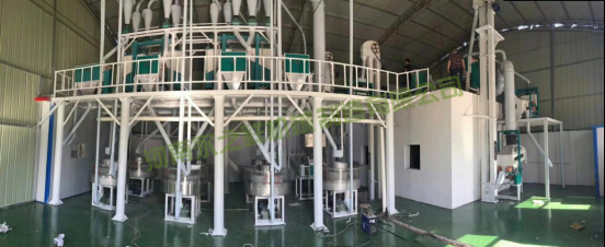 甘肃庆阳日加工15吨石磨面粉机